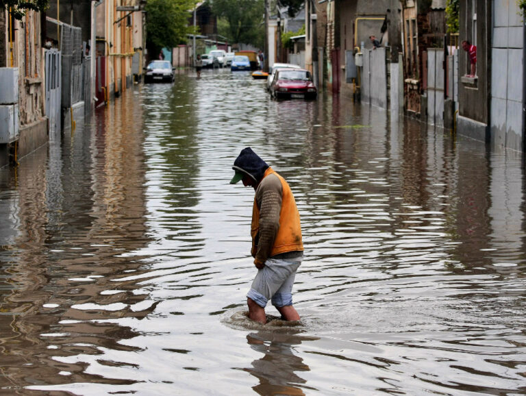 România inundată
